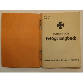Katolinen kenttähymnbook Wehrmacht -sotilaille. Espenlaub militaria